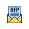 RFP Icon - request for proposal concept or idea