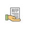 RFP Icon - request for proposal concept or idea