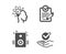 Rfp, Idea and Speakers icons. Approved sign. Request for proposal, Creative designer, Sound. Verified symbol. Vector