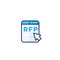 RFP, request for proposal form icon