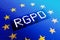 RGPD/ GDPR - General Data Protection Regulation concept