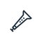 rhaita icon vector from morocco concept. Thin line illustration of rhaita editable stroke. rhaita linear sign for use on web and