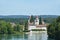 Rheinau Abbey across Rhine, Switzerland