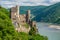 Rheinstein Castle at Rhine Valley Rhine Gorge in Germany