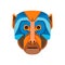 Rhesus Macaque Head Flat Icon