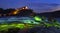 Rhine Falls at the blue hour