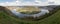 Rhine loop boppard germany high definition panorama