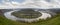 Rhine loop boppard germany high definition panorama