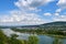 Rhine valley in Lahnstein, Germany