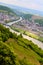 Rhine valley under clouded sky