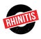 Rhinitis rubber stamp