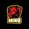 Rhino head esport logo