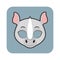 Rhino mask for festivities