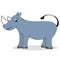 Rhinoceros character animal