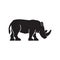 rhinocerus. Vector illustration decorative design