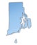 Rhode Island(USA) map