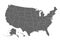 Rhode island vector map. High detailed illustration. United state of America country