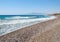 Rhodes Aegean Sea Coastline.