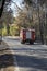 Rhodes, greece, circa August 2021 - Firefighters controlling forest after heavy fires