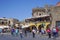 Rhodes, Greece: Tourists in Hippocrates Square