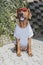 Rhodesian ridgeback with sunglasses