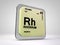 Rhodium - Rh - chemical element periodic table