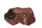 Rhodonite mineral isolated