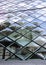 Rhomboid-grid glass building