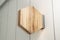 Rhombus wooden stopper