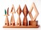 Rhombuses on a stand, wooden toys, for children, eco-friendly, handmade, Montessori, for children\\\'s development, with bright