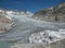 Rhone glacier and Alpine peaks near Furka Pass, Switzerland