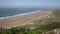 Rhossili beach and coast The Gower peninsula South Wales UK PAN