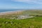 Rhossili coast The Gower South Wales UK in summer