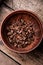 Rhubarb seeds in bowl