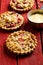 Rhubard crumble tarts