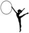 Rhythmic Gymnastics: Hoop BW