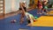 Rhythmic gymnastics training