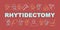 Rhytidectomy word concepts banner