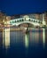 Rialto bridge at night, Venice, Italy