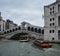 Rialto Bridge is the oldest of the four bridges spanning the Grand Canal