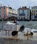 Rialto Fish Market aon the grand canal Venice Italy