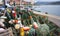 Ribadesella Asturias fishing tacke in port Spain