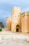 Ribat fortress on a rainy day. Monastir, Tunisia