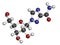 Ribavirin antiviral drug molecule. Used in treatment of hepatitis C virus infections and of viral hemorrhagic fevers.