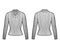 Ribbed cowl turtleneck knit sweater technical fashion illustration with long sleeves, close-fitting shape.
