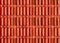 Ribbed wooden pattern of red vertical logs and white rivets background base