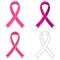 A ribbon of breast cancer patients