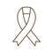Ribbon campaign isolated icon