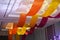 RIBBON DECORATION ON A WEDDING FUNCTION