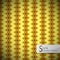 Ribbon gold mesh Heart zigzag vintage geometric seamless pattern